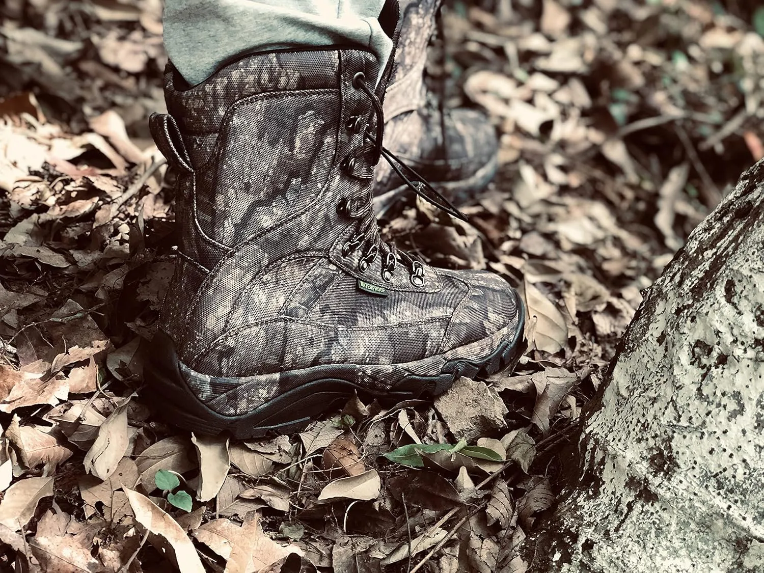 8 Fans Hunting Boots for Men,800g thinsulate Insulated Boots with Memory Foam Insole for Turkey Hunting Hiking