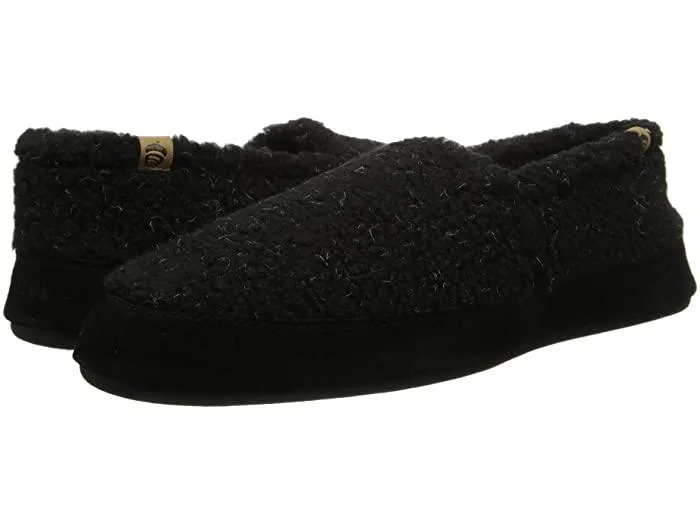 Acorn Men's Texured Moc Black