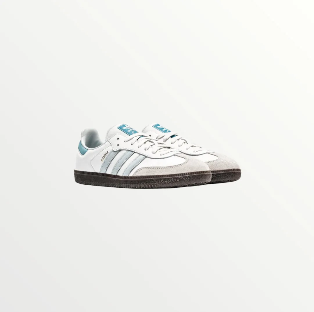 adidas samba og white halo blue