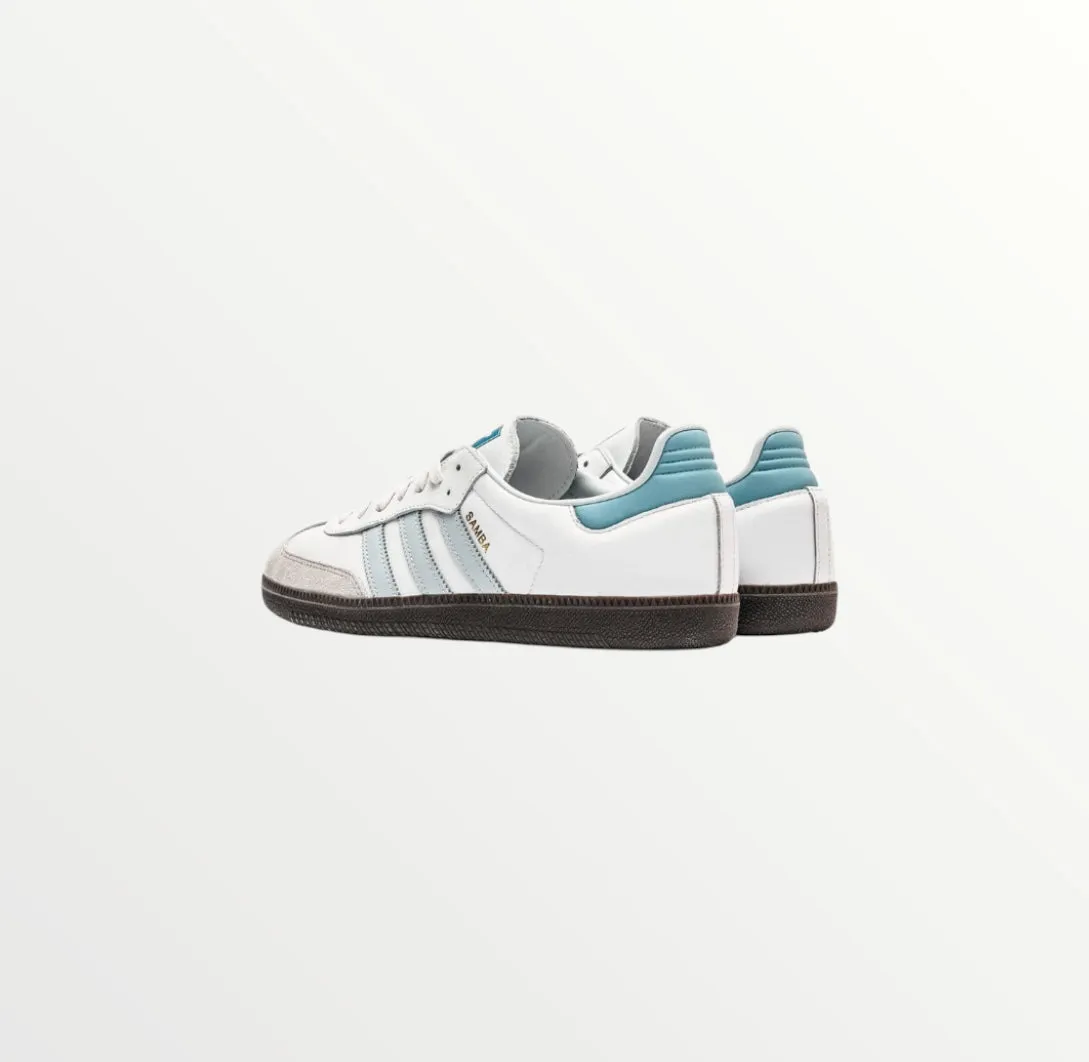 adidas samba og white halo blue