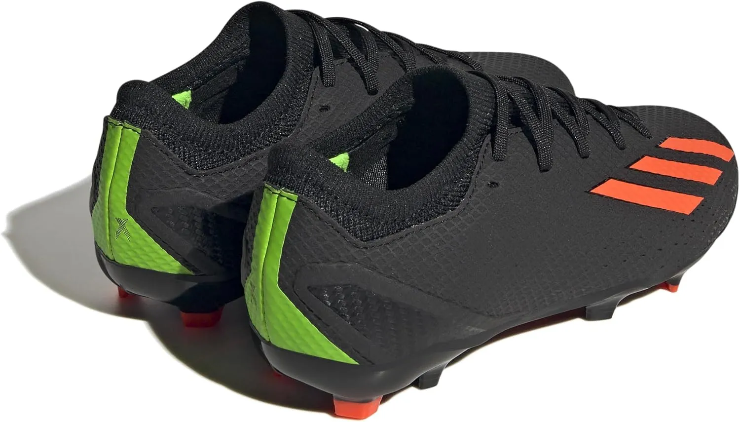 adidas Unisex X Speedportal.3 Youth Firm Ground Cleats, Updated Sole Plate, Little Kid/Big Kid Sizing