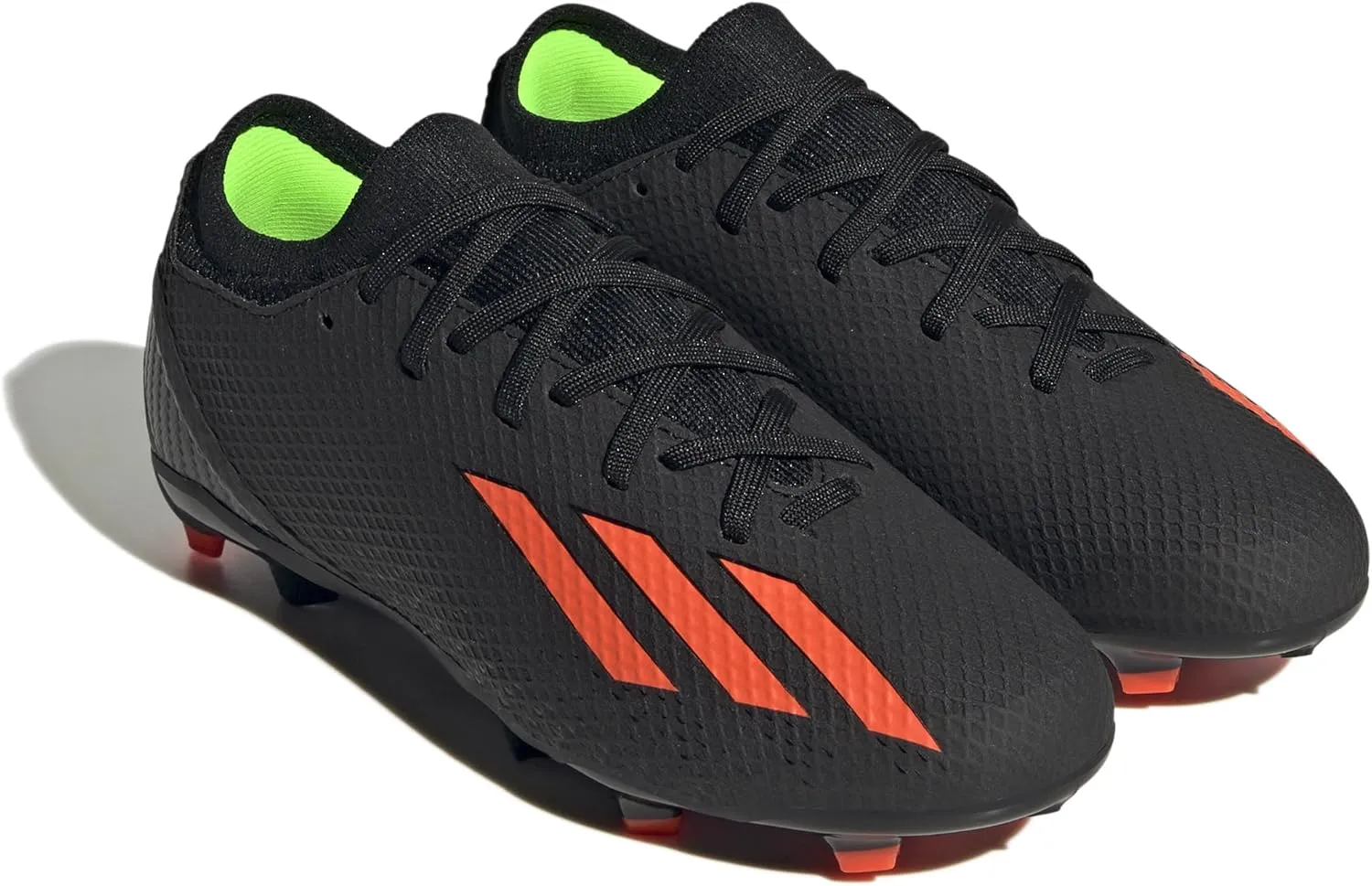 adidas Unisex X Speedportal.3 Youth Firm Ground Cleats, Updated Sole Plate, Little Kid/Big Kid Sizing