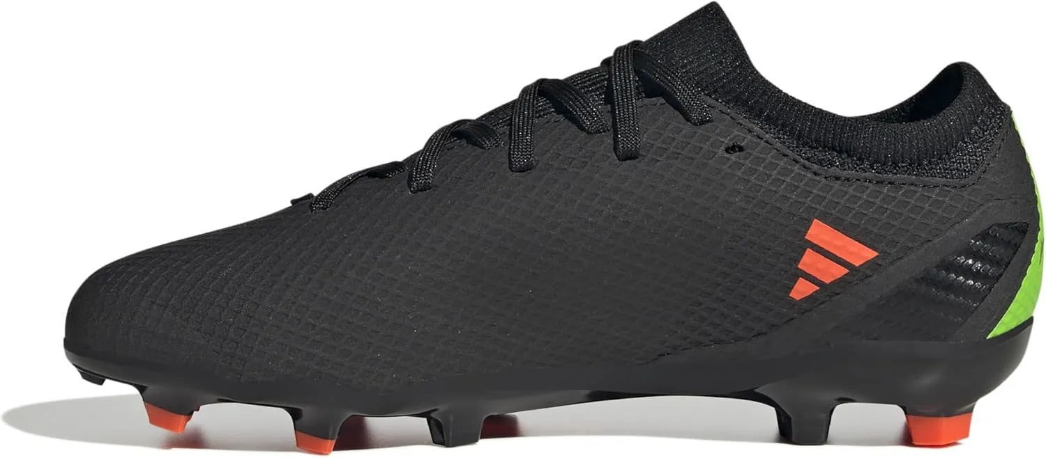 adidas Unisex X Speedportal.3 Youth Firm Ground Cleats, Updated Sole Plate, Little Kid/Big Kid Sizing