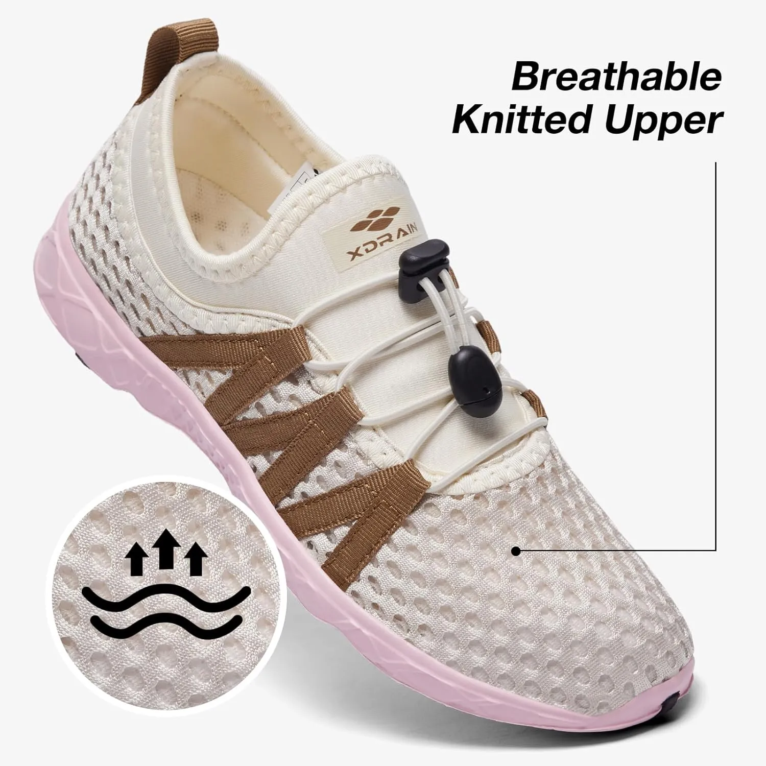 Aleader Women's Mesh Slip On Water Shoes