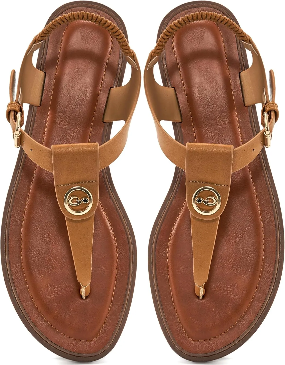 Alicegana Sandals for Women 2025 Dressy: Comfortable Summer Flat Sandals Gladiator Thong Flip Flops for Beach Walking Casual