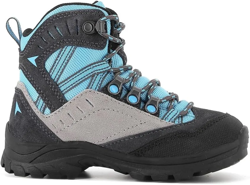 Alpina Kids Waterproof Hiking Boots - Durable Full Leather Lightweight Breathable Slip Resistant