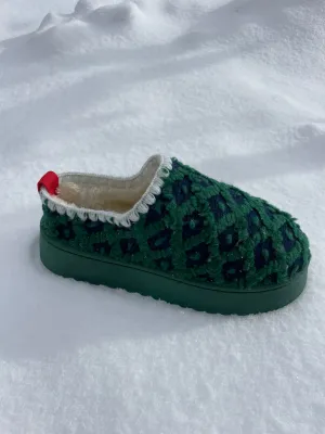 Alpine Slipper | Navy   Green