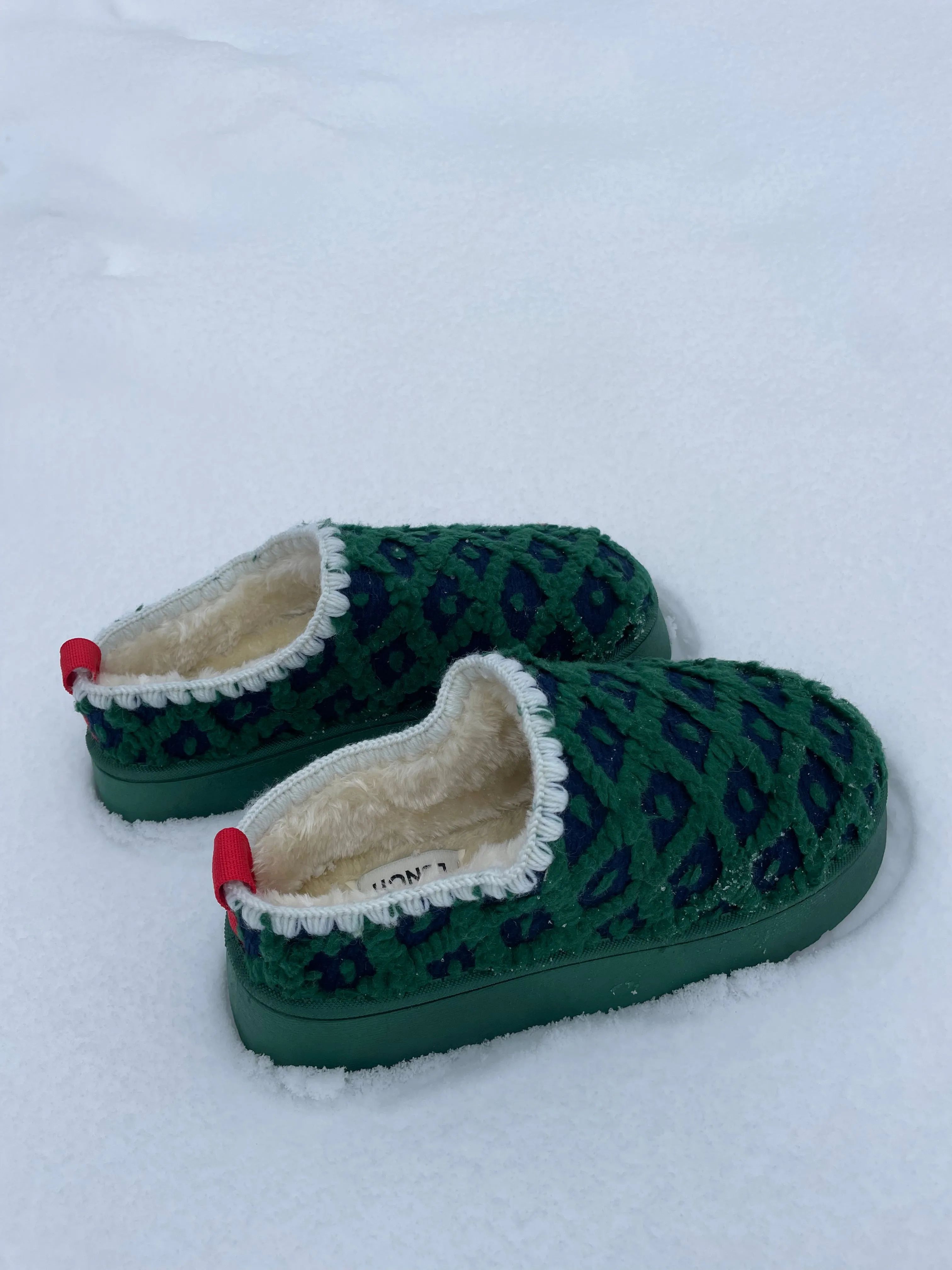 Alpine Slipper | Navy   Green