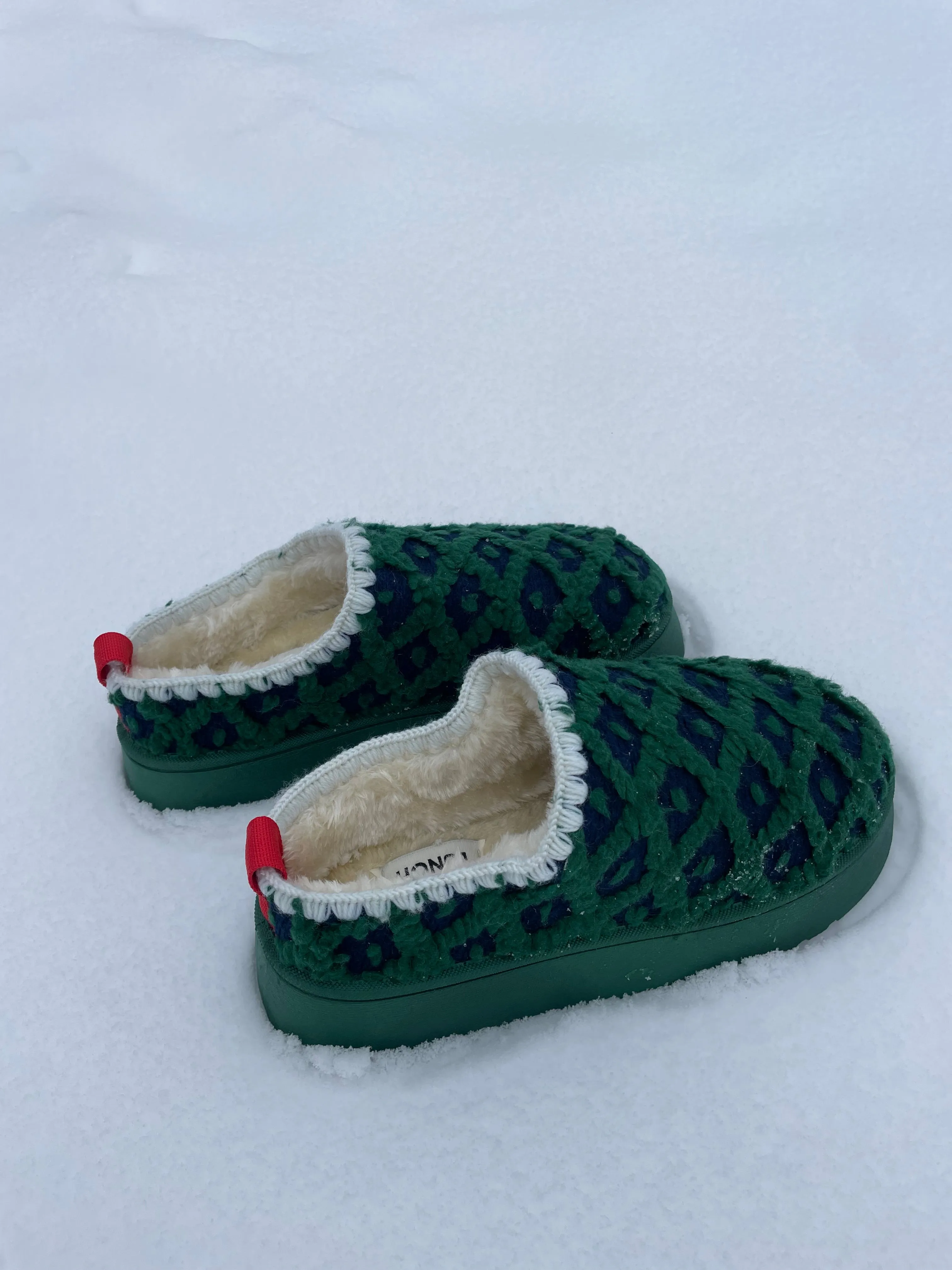 Alpine Slipper | Navy   Green
