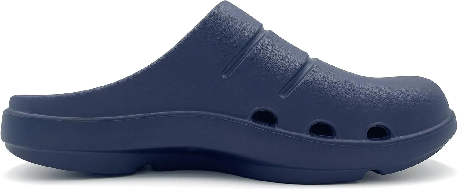 Amoji Unisex Arch Support Recovery Slide Sandals Orthopedic Clogs Athletic Shower Slipper XLS1556