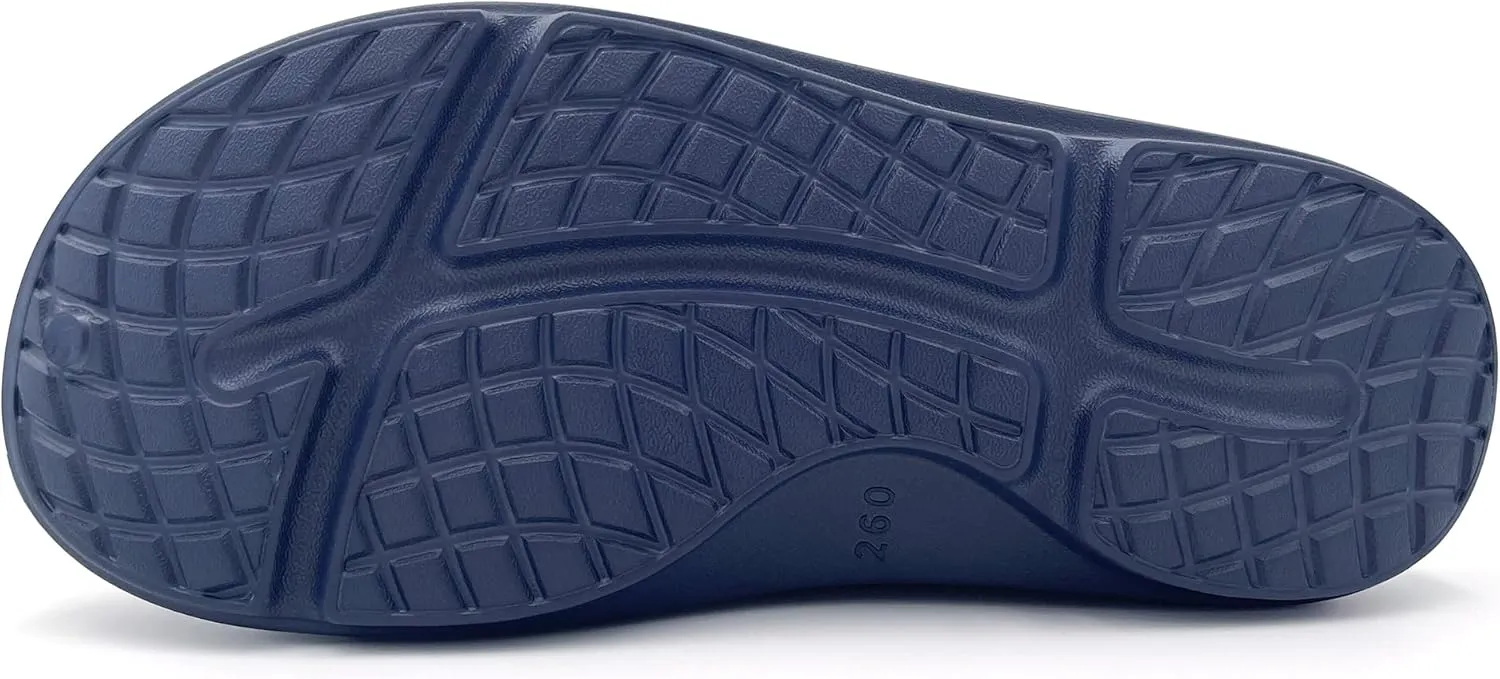 Amoji Unisex Arch Support Recovery Slide Sandals Orthopedic Clogs Athletic Shower Slipper XLS1556