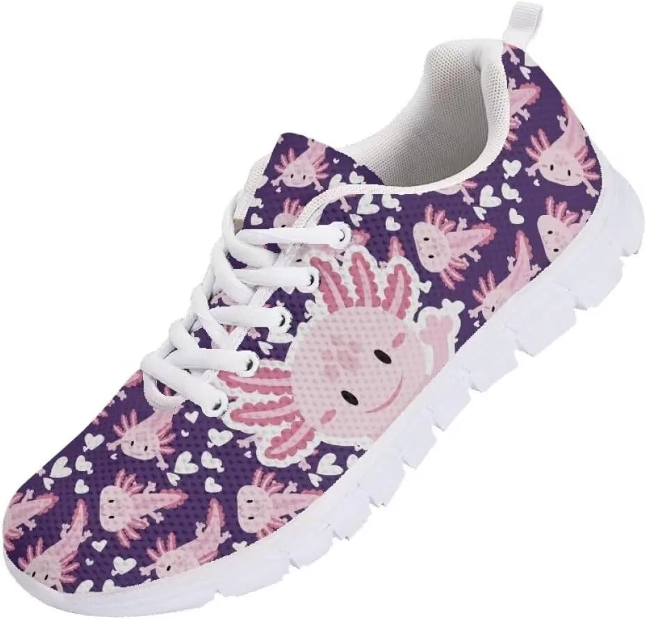AmzPrint Womens Mens Casual Slip On Sneakers Fashion Mesh White Sole Cheetah Print Shoes for Women Men Walking Shoes Size 9