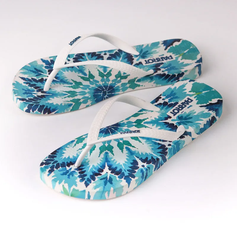 Aqua Bloom Slippers-Multicolors
