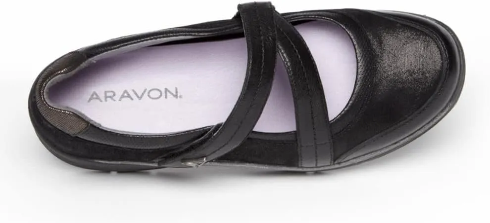 Aravon Women's Pyper Cross Strap Sneaker