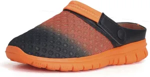 Axcone Men's Women's Garden Clogs Summer Breathable Mesh Slippers Lightweight Non-Slip Outdoor Beach Sandals
