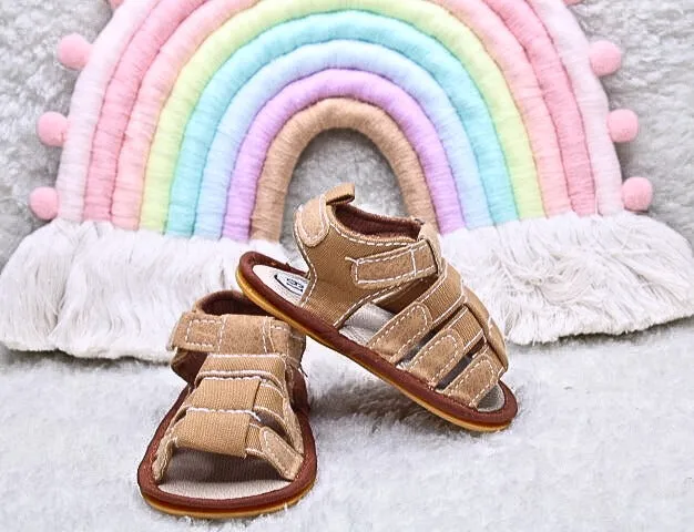 Baby Boy Khaki Sandals