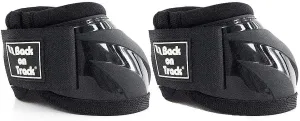 Back on Track Men's Performance Equine Durable Rubber Horse Protective Pair of Hoof Bell Boots with Loop Closure