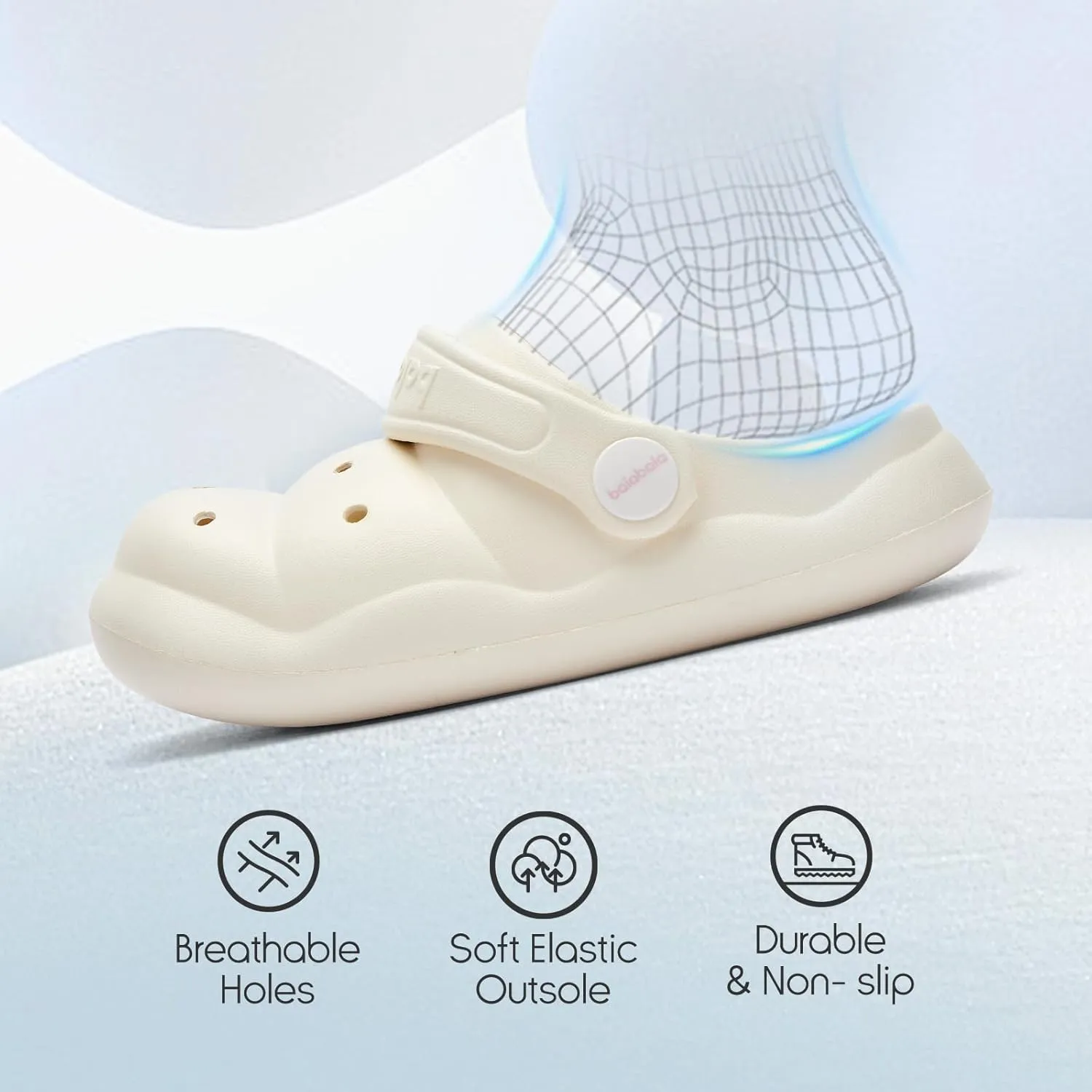 Balabala Kid's Girls Boys Clogs Garden Shoes Sandals Beach Slipper Children
