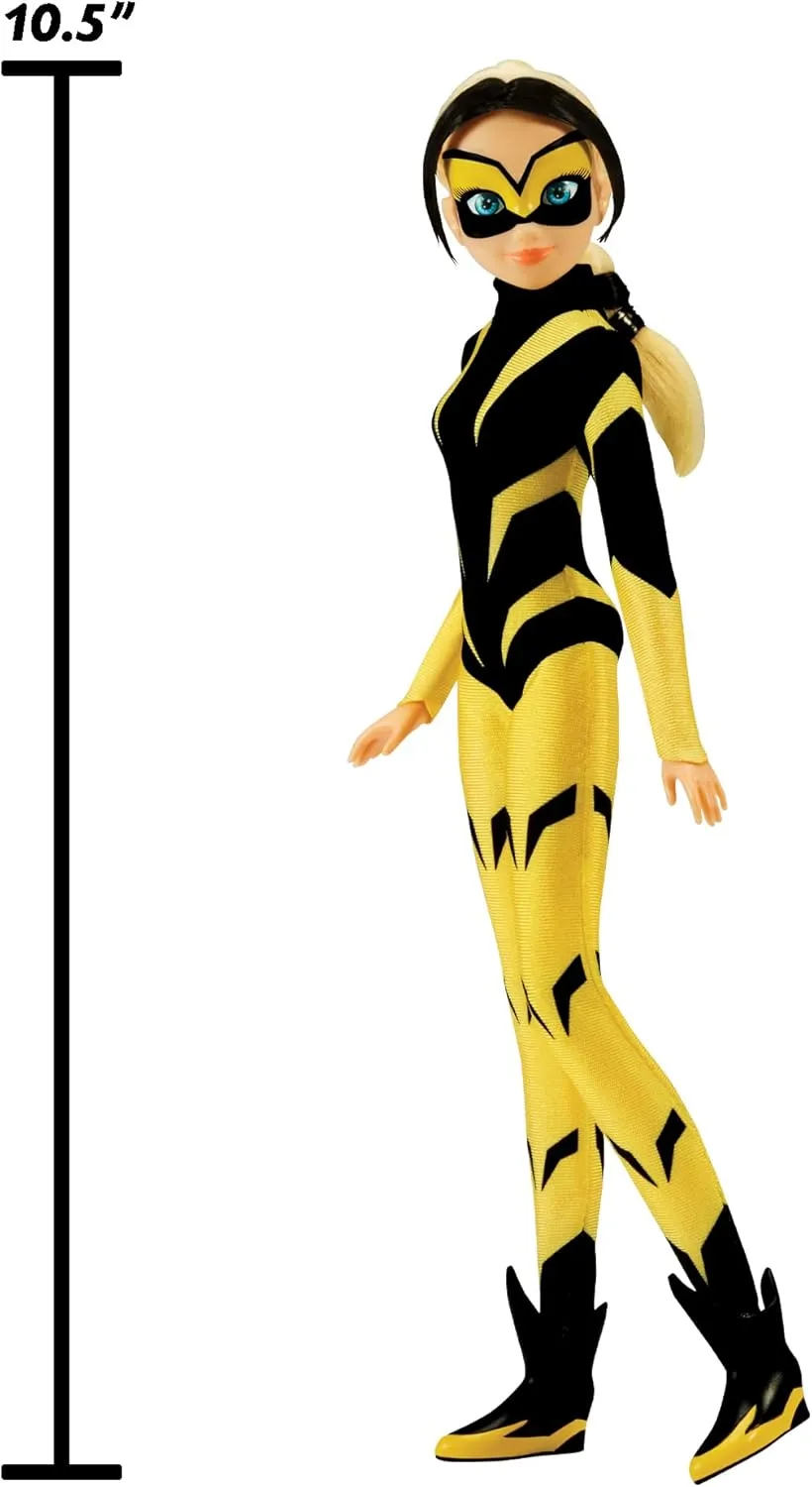 BANDAI Miraculous Ladybug and Cat Noir Toys Vesperia Fashion Doll | Articulated 26cm Doll with Accessories Kwami | Zoe Superhero Figurine Dolls Range