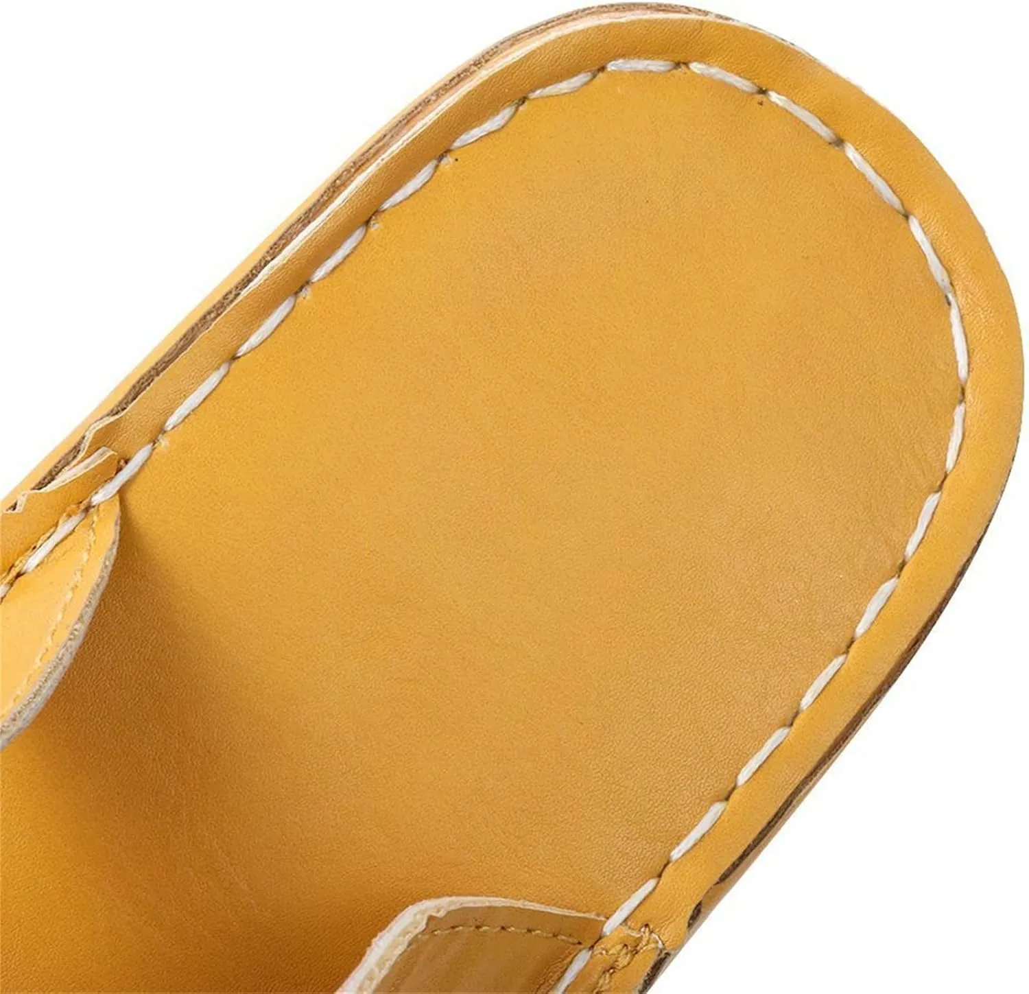 BBPM Sandals for Women Leather Women Orthotics Sandals Posture Correction Open Toe Slippers Casual Beach Casual Toe Separate Flat Shoes with Arch Support,Brass,EU40/US8