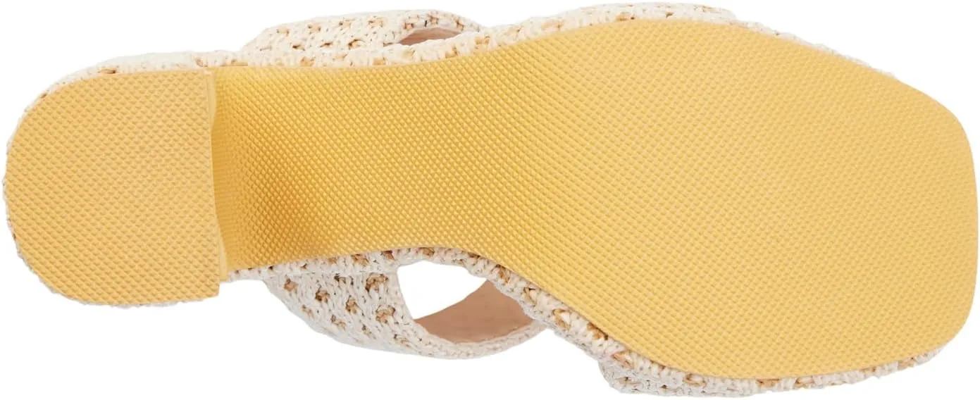 BEACH by Matisse Womens Gem Platform Block Casual Sandals Casual High Heel 3" & Up - Beige
