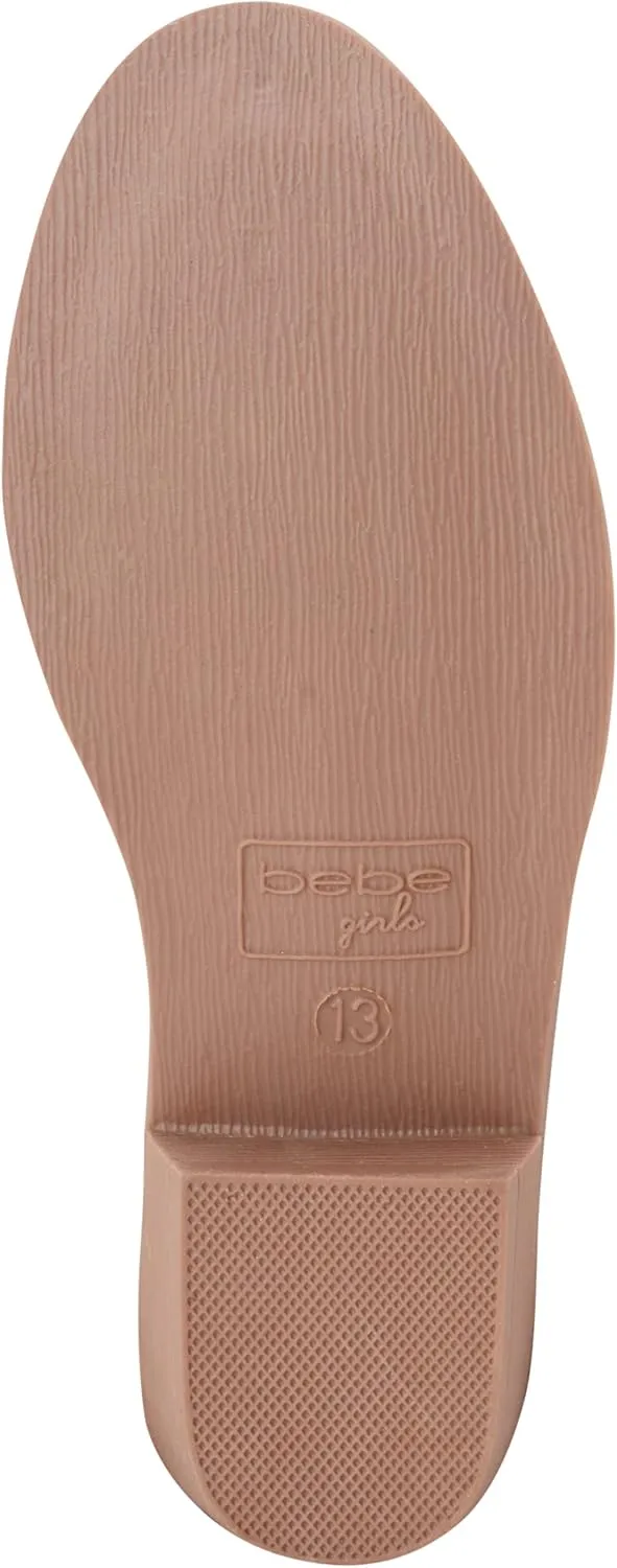 bebe Girls Cowboy Boots - Classic Western Country Cowgirl Boots - Mid Calf Riding Shoes for Toddlers Little and Big Girls