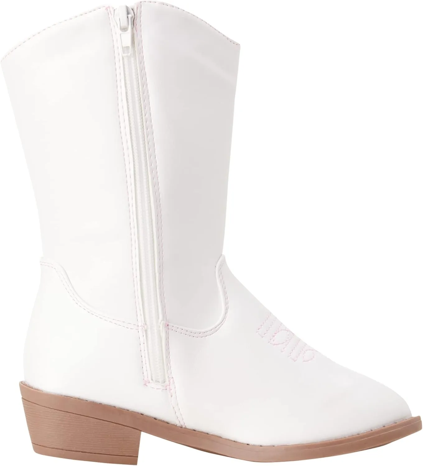 bebe Girls Cowboy Boots - Classic Western Country Cowgirl Boots - Mid Calf Riding Shoes for Toddlers Little and Big Girls