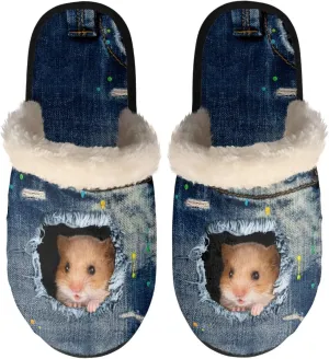 Belidome House Slippers for Women Men Winter Fall Indoor Shoes Footwear for Bedroom Office Non-slip Size XS-XL