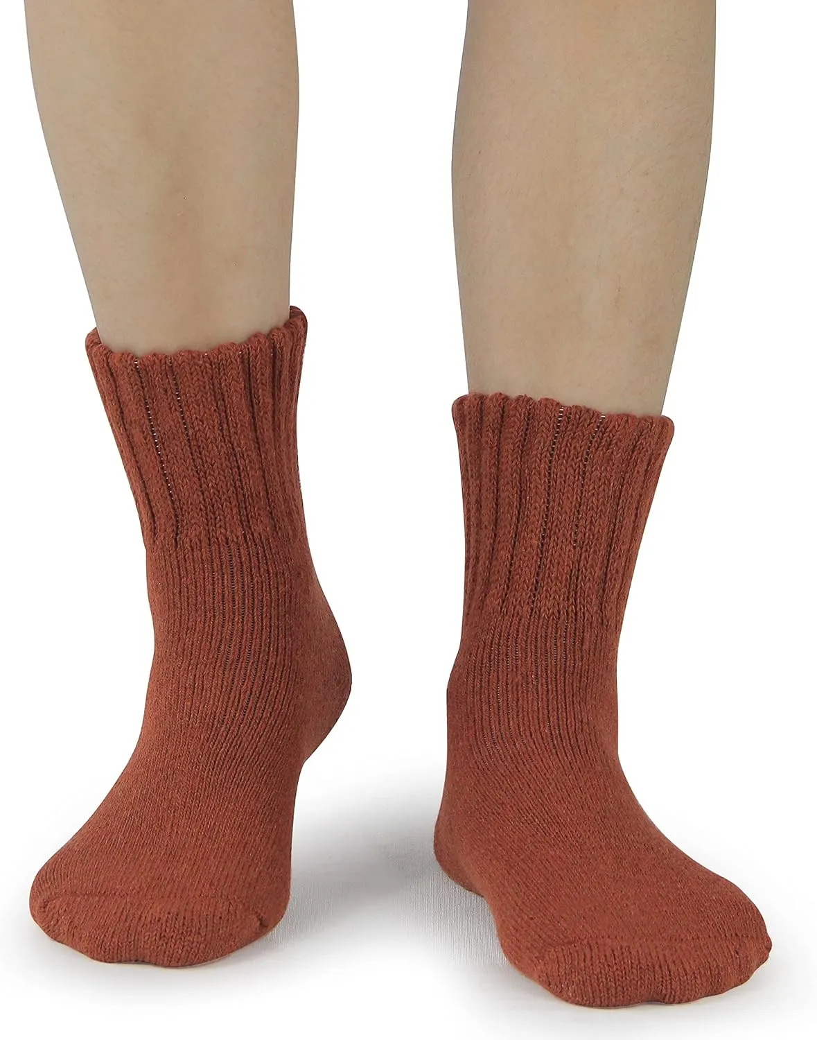BenSorts Women's Winter Boots Socks Thick Warm Cozy Crew Socks Solid Color Gifts