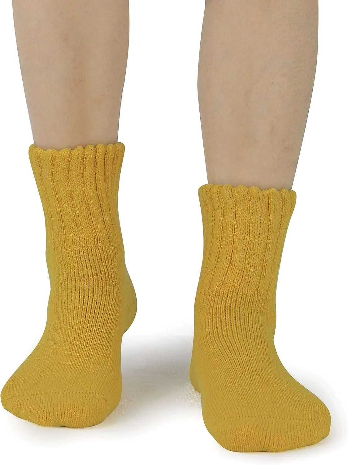 BenSorts Women's Winter Boots Socks Thick Warm Cozy Crew Socks Solid Color Gifts