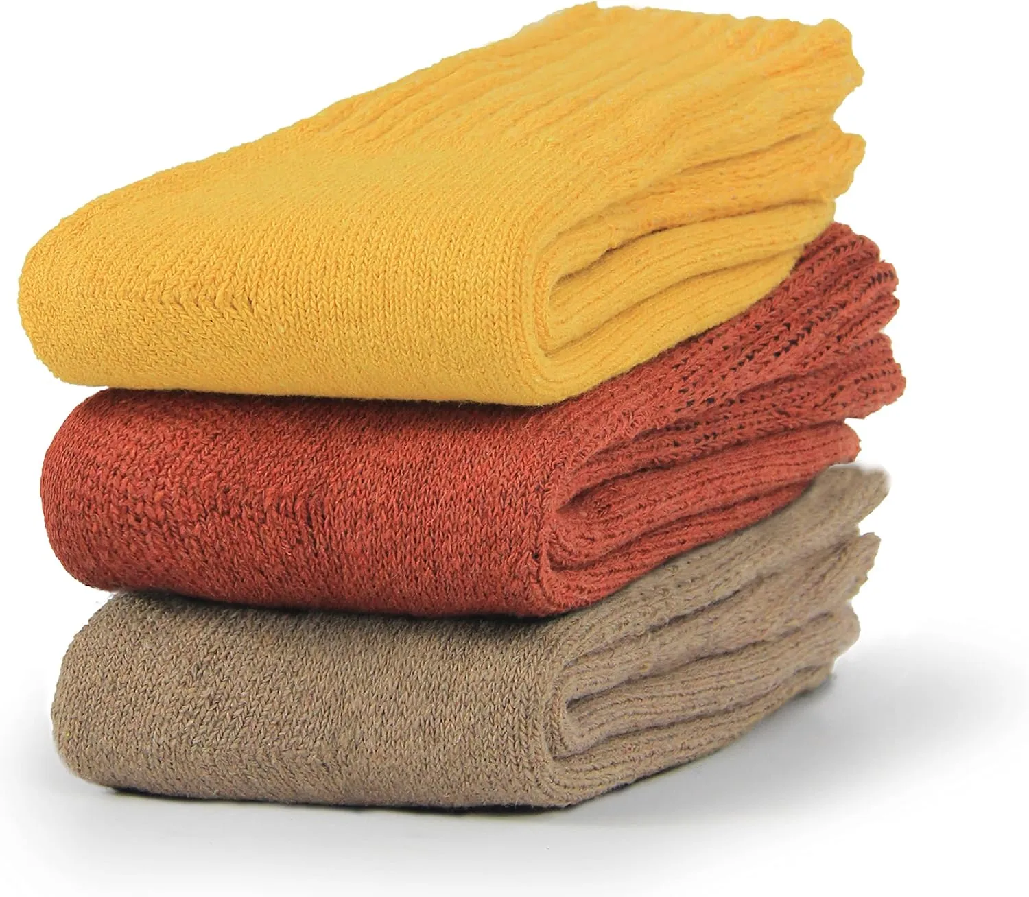 BenSorts Women's Winter Boots Socks Thick Warm Cozy Crew Socks Solid Color Gifts