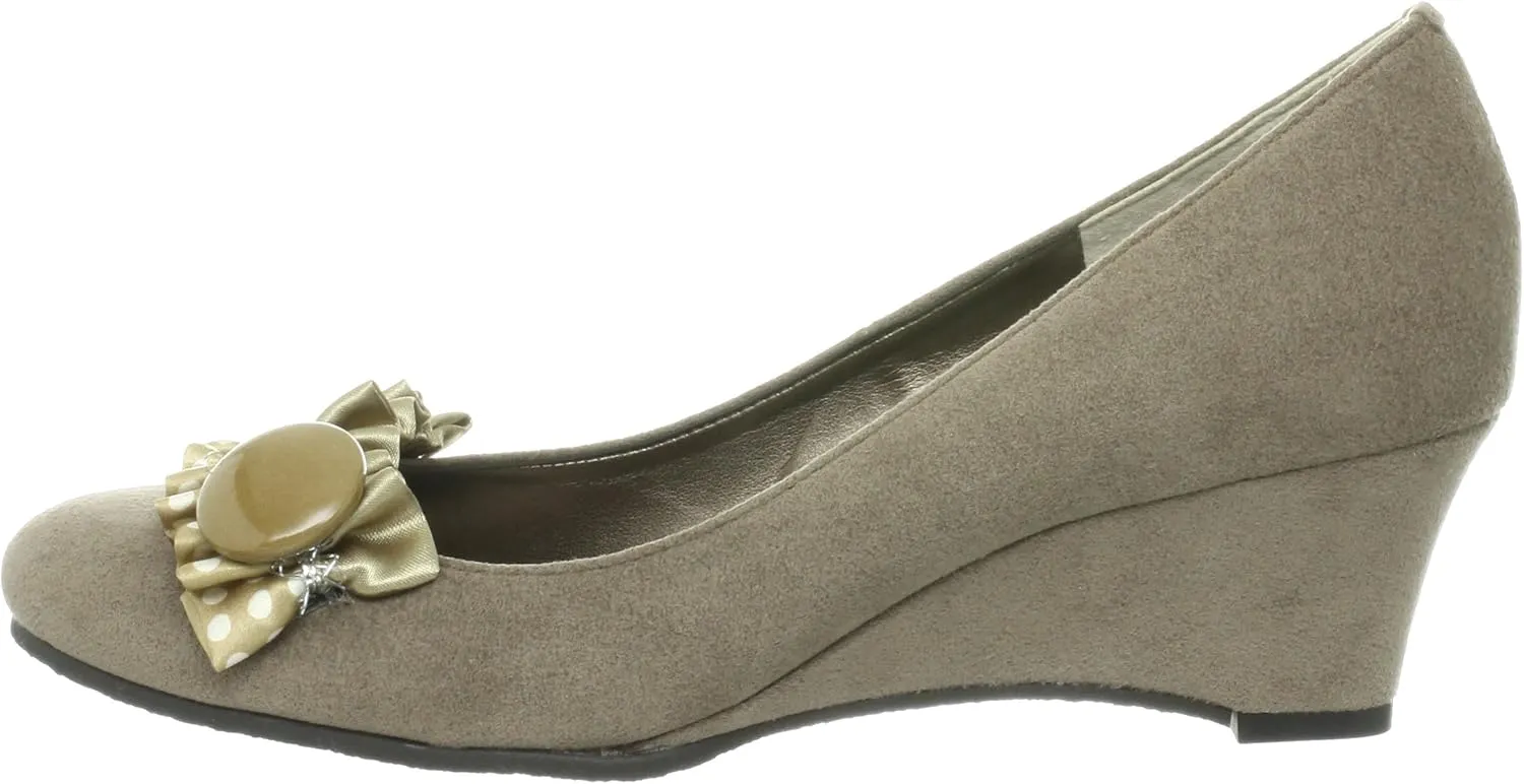 Betty Club 10208853419 Gathered Wedge Pumps