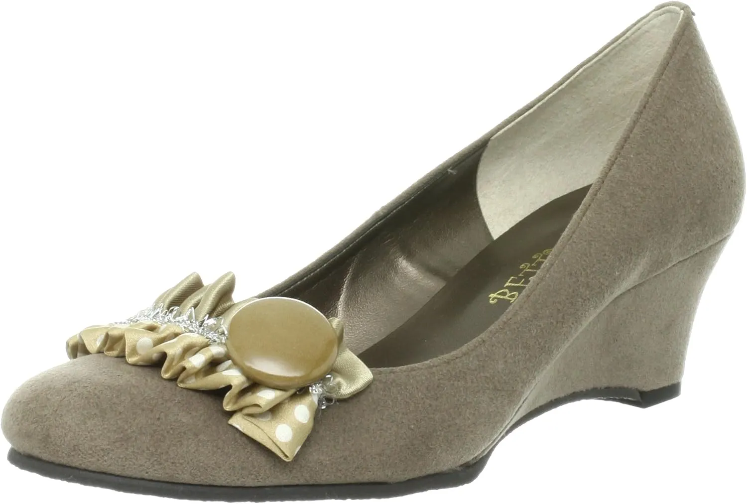 Betty Club 10208853419 Gathered Wedge Pumps
