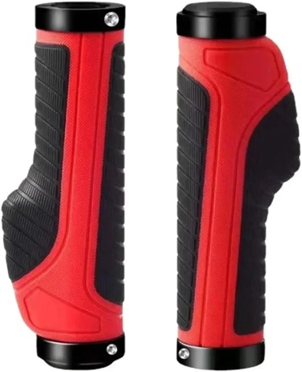 Bike Handle Grips MTB Bicycle Handlebar Rubber Grips Ergonomic Bike Accessories Ring Lockable Non-Slip Shock Absorption Bicycle Grips Ergonomic Bike Grips