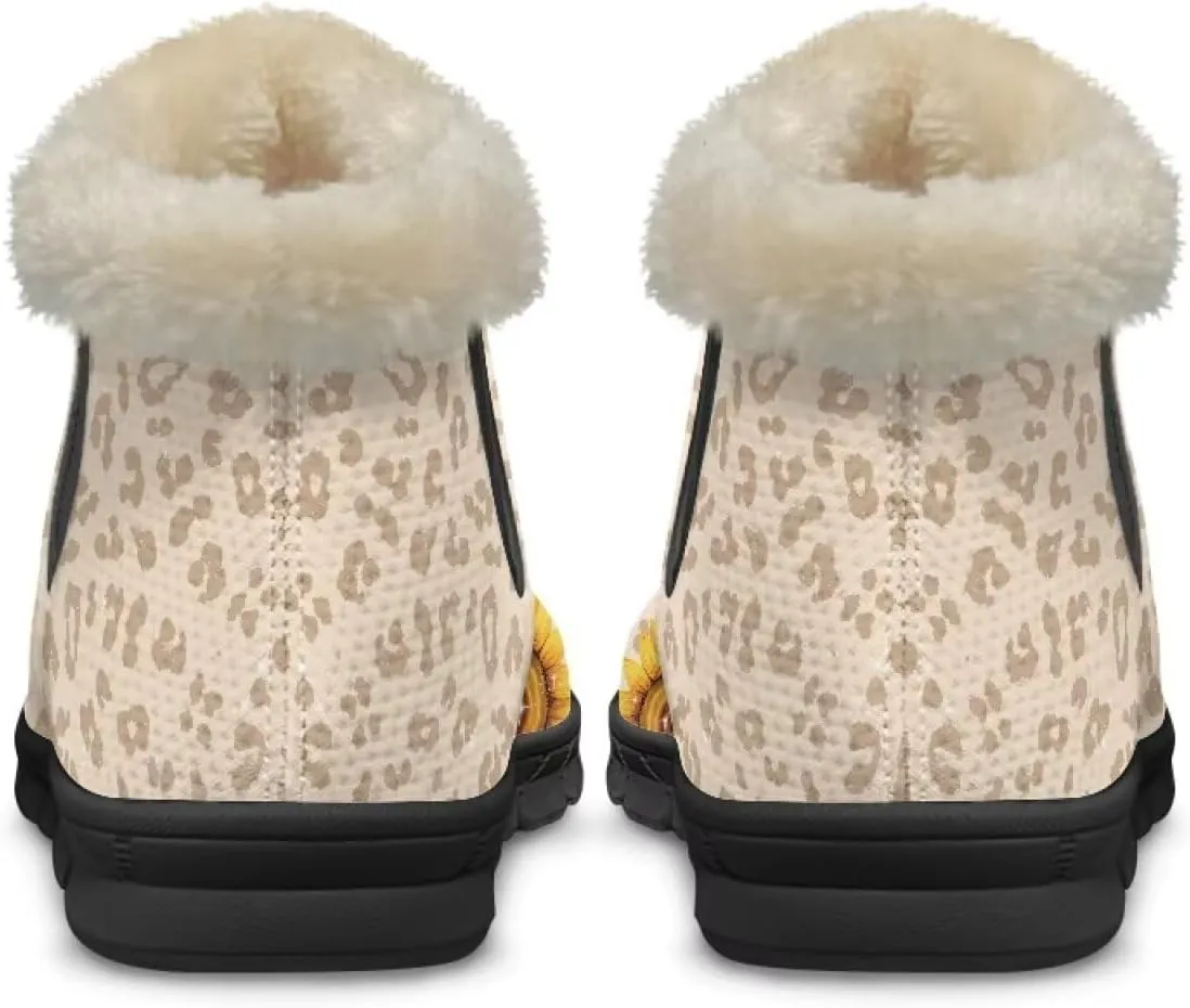 Binienty Warm Snow Boots for Women Winter Slip On Ankle Booties for Outdoor Travel