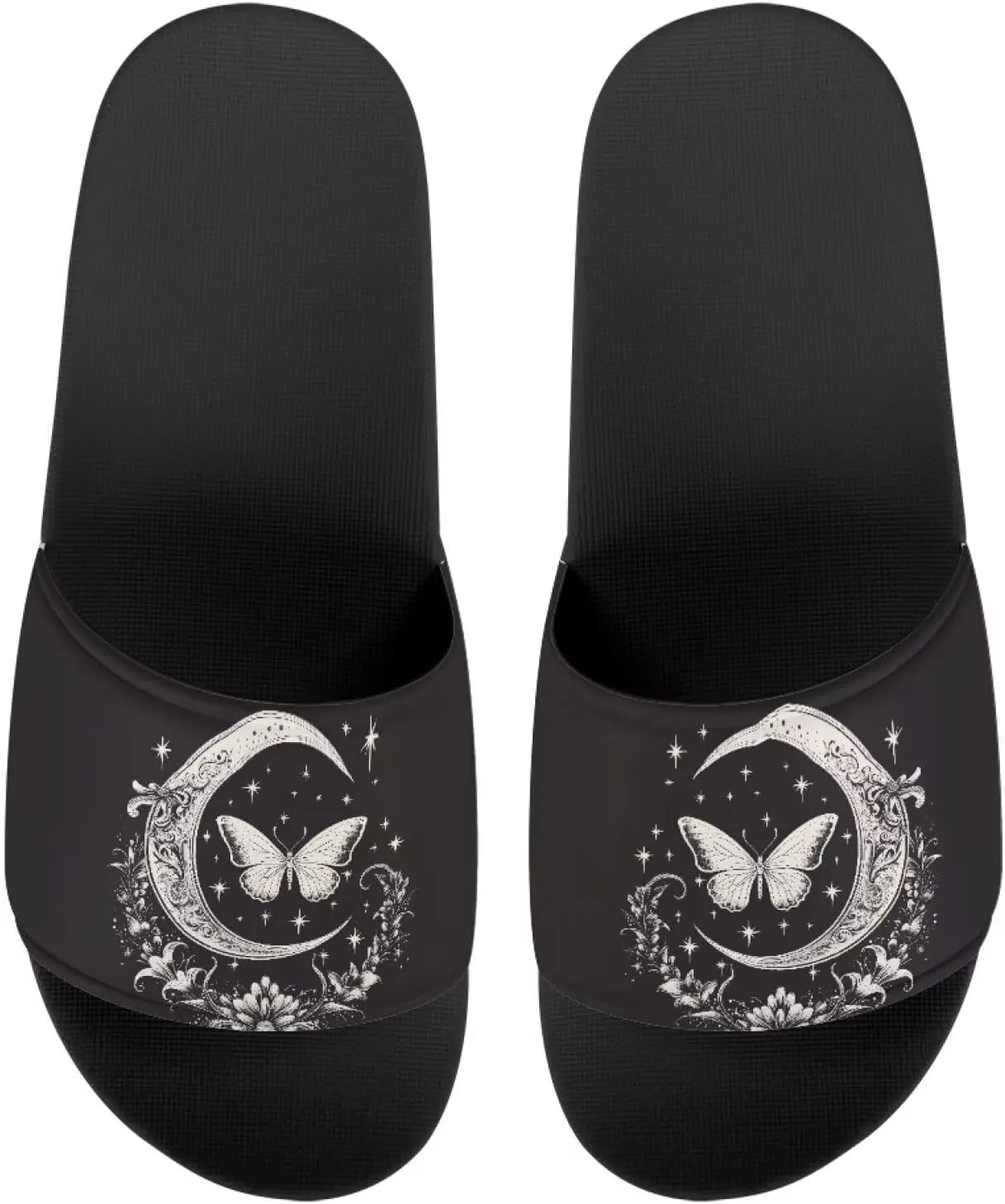 Binienty Womens Slippers with Rubber Sole Soft-Lightweight House Slipper Casual Style Sandals Shower Shoes