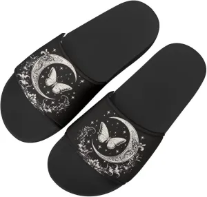 Binienty Womens Slippers with Rubber Sole Soft-Lightweight House Slipper Casual Style Sandals Shower Shoes