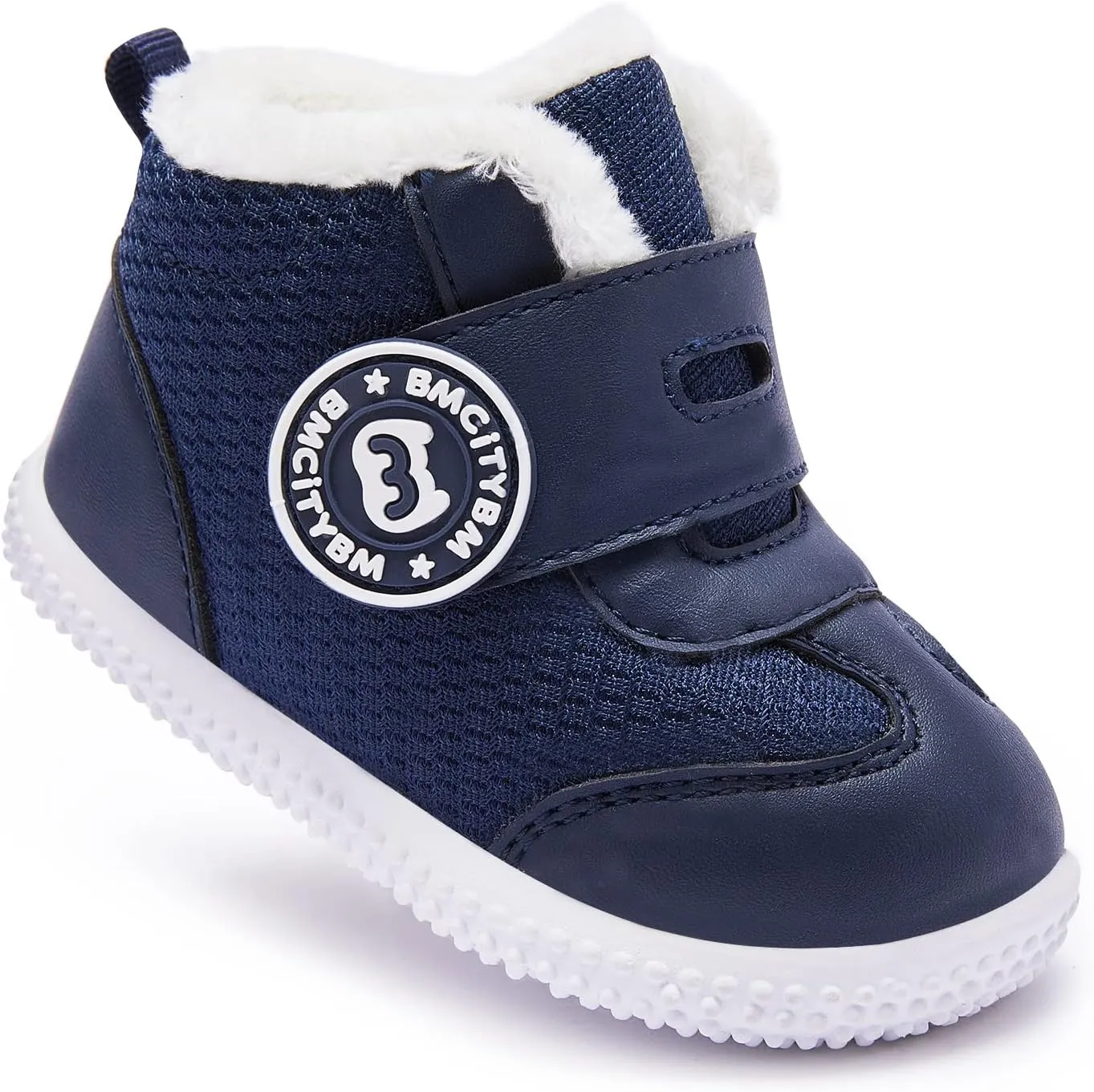 BMCiTYBM Baby Boy Girl Snow Boots Waterproof Winter Warm Booties Nonslip Lightweight Outdoor Shoes for First Walkers 6 9 12 18 24 Months(Infant/Toddler)