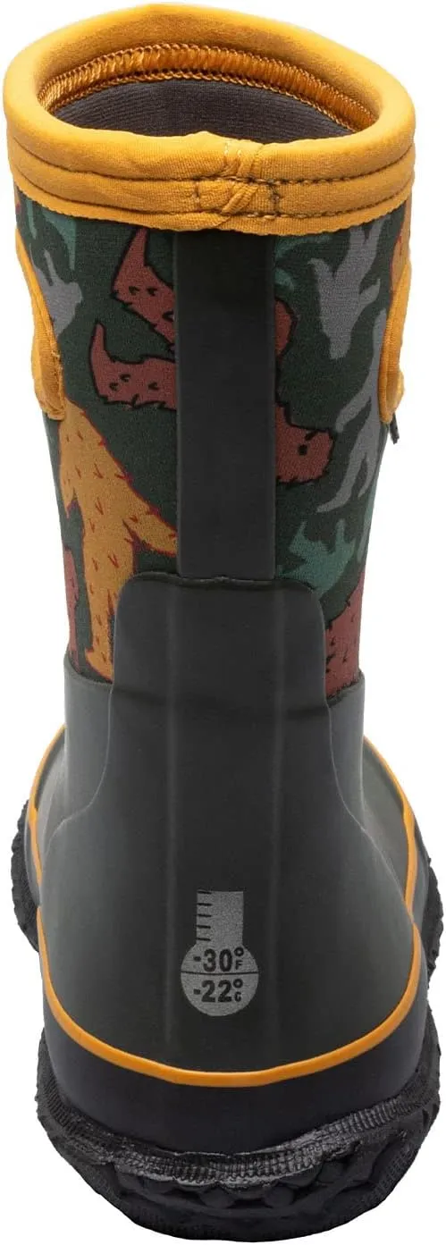 BOGS Grasp Kids Waterproof Insulated All Weather Rain Boots Mud Boots I For Snow, Rain, Winter, Mud and Cold Weather for Toddlers, Girls, Boys, Unisex