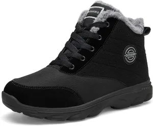 BomKinta Women's Snow Boots Keep Warm Anti-Slip Soft Sole Warm Fur Lined Winter Ankle Booties