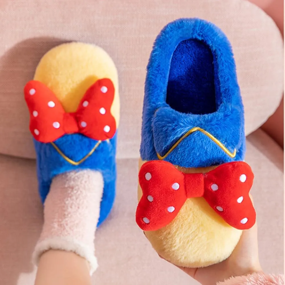 Bowkot Fuzzy Slippers Cozy Fluffy House Shoe Christmas Fruit Slipper for Indoor Outdoor Super Soft Fur Cozy Plush Faux Fur Scuff Slippers