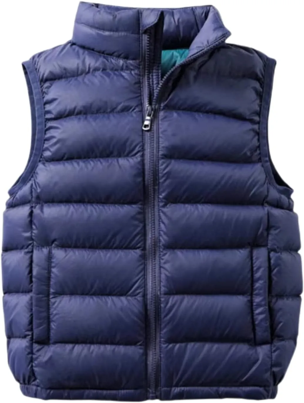 Boys And Girls Down Vest Sleeveless Jacket, Boys And Girls Fluffy Down Vest