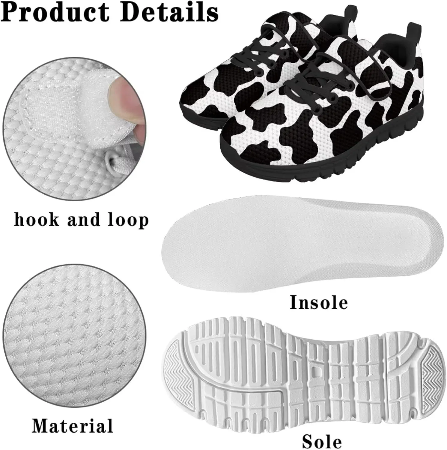 Boys School Running Shoes Comfortable Slip On Athletic Shoes for Kids