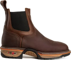 Buffalo Razor 3060 Chelsea Lightweight Work Boot, Slip-On, Soft Toe, Heavy Duty Construction, Square Toe Boots