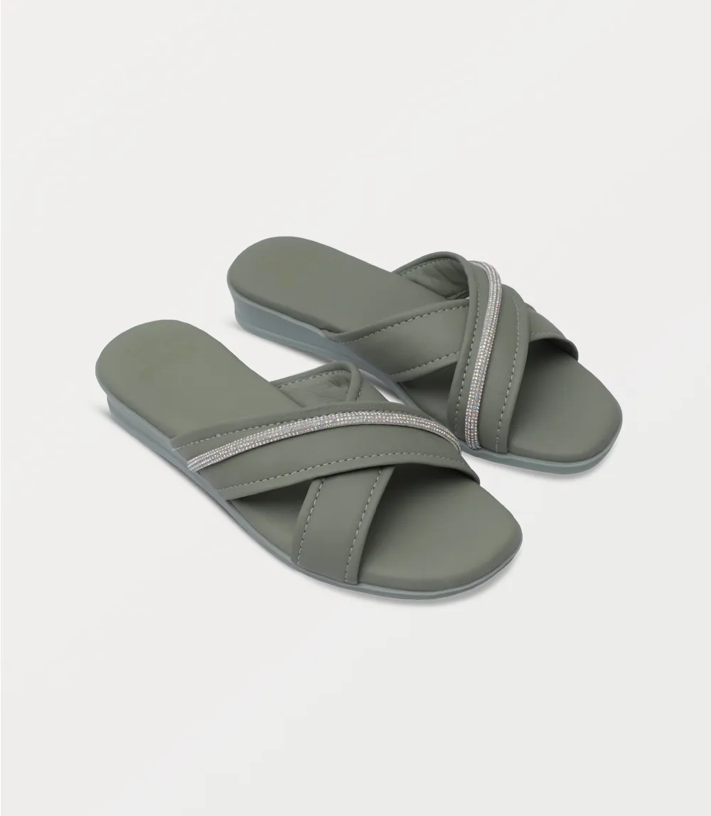 BW10319-MINT-Women Slipper