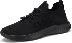 BXYJDJ Men's Walking Shoes Slip-on Sneakers Casual Running Shoes Mesh Tennis Gym Travel Jogging Workout Breathable Lightweight