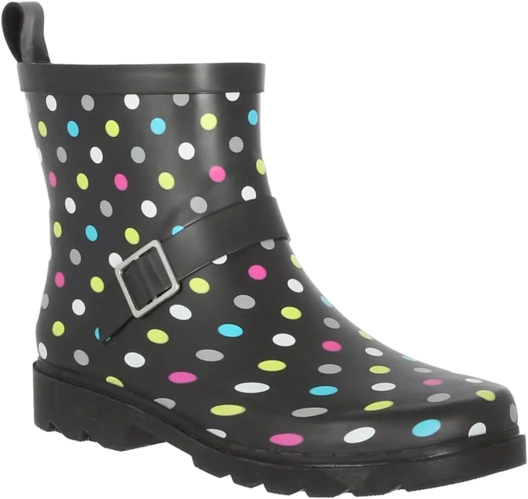 Capelli New York Ladies Short Sporty Rubber Rain Boot