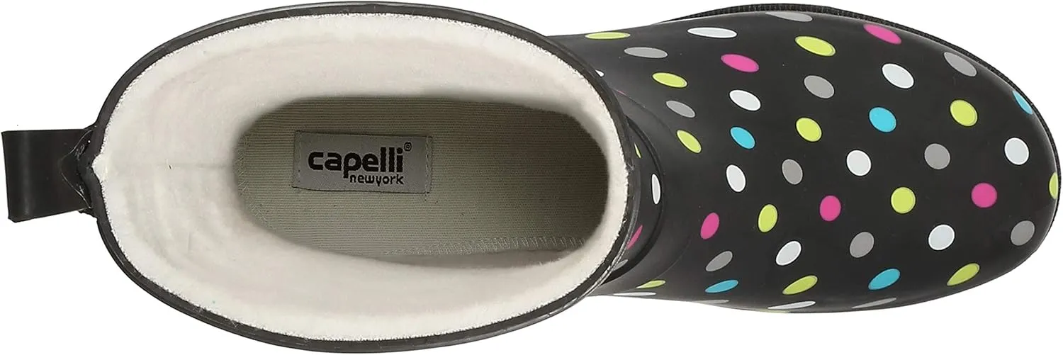 Capelli New York Ladies Short Sporty Rubber Rain Boot