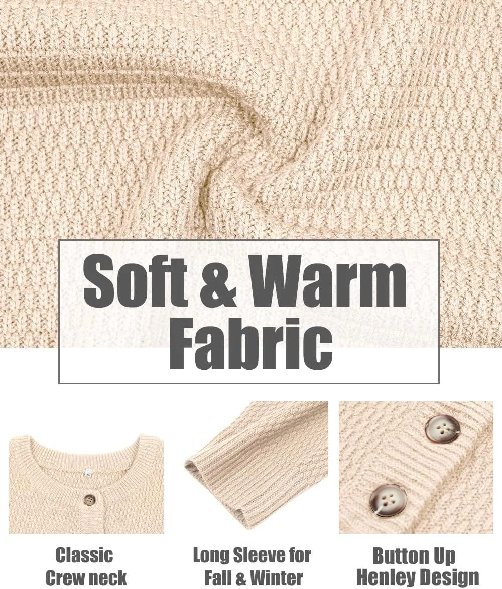 CARCOS Plus Size Sweaters for Women Long Sleeve Knitted Pullover Sweaters Crewneck Jumper Tops Lightweight Casual XL-5XL