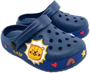 Cartoon Garden Clogs for Home: Cute Shoes for Boys Toddler - Non-Slip Kids Slippers for Beach Outdoor Pool